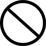 symbol prohibit