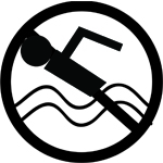 symbol swimming prohibited
