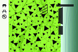 River access: yes. Tree cover: open. Impervious surface: all. Landscape design strategy: organized. Information about the Ohio River: little to none.