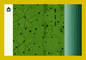 River access: yes. Tree cover: somewhat open. Impervious surface: little to none. Landscape design strategy: manicured. Information about the Ohio River: some.