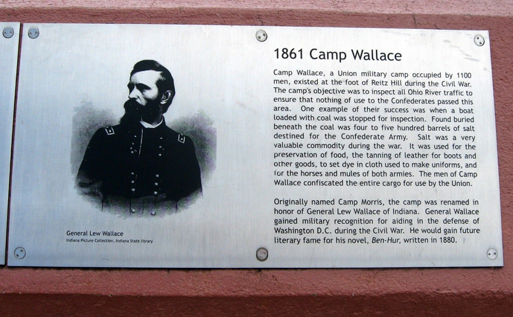 IN Vanderburgh Evansville Riverfront Park 1861 Camp Wallace Ohio